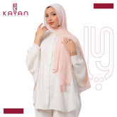 Chiffon Plain Scarf - Pale Pink